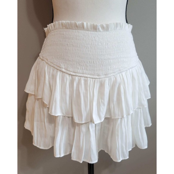 Mustard Seed Ruffle Mini Skort - Picture 1 of 6